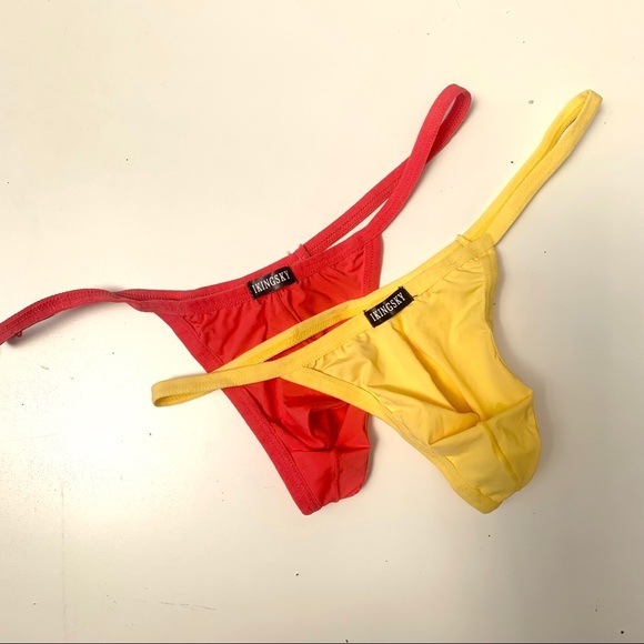 2Pk Men’s Solid Thong